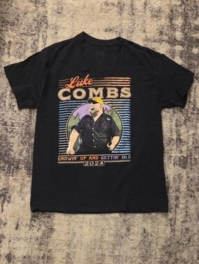 Luke Combs Growin' Up And Gettin' Old Tour 2024 Large V Neck